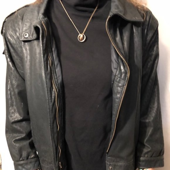 Vintage Argentina Black Leather Jacket - Picture 2 of 6